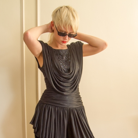 Vintage draped jumper - Picture 1 of 5